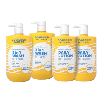 Seaweed Bath Co. 3-in-1 Wash and Body Lotion Set