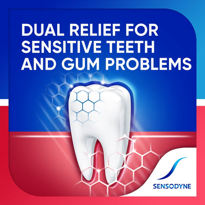 Sensodyne Sensitivity and Gum Sensitive Toothpaste, 3 x 3.4 Oz