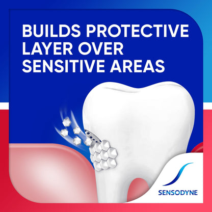 Sensodyne Sensitivity and Gum Sensitive Toothpaste, 3 x 3.4 Oz