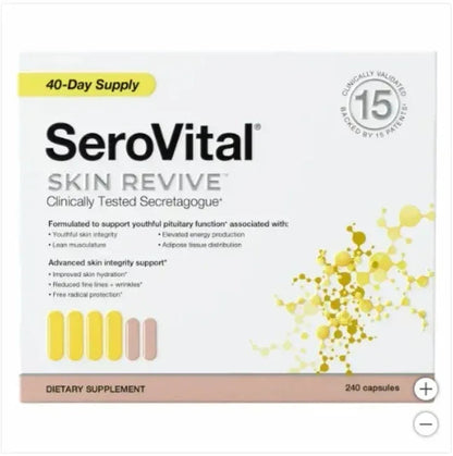 SeroVital Skin Revive Dietary Supplement, 240 Capsules