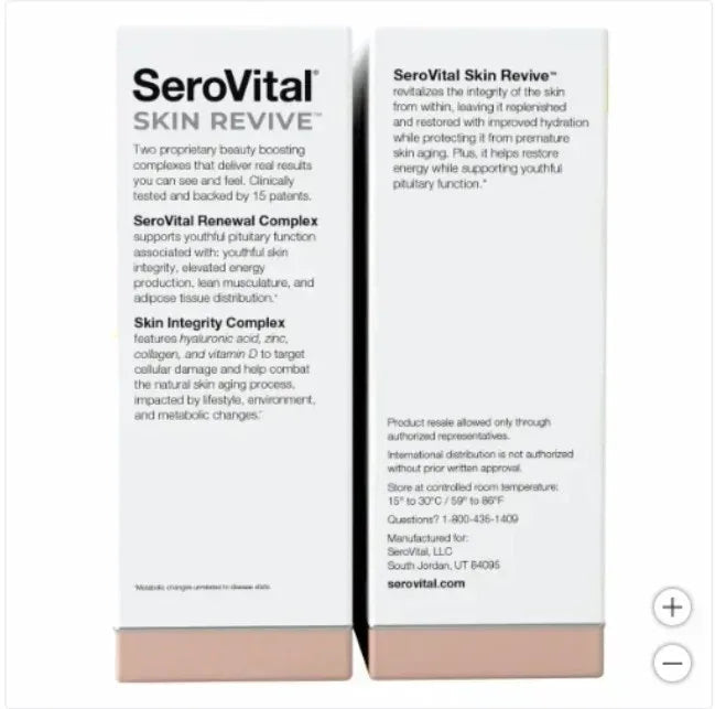 SeroVital Skin Revive Dietary Supplement, 240 Capsules