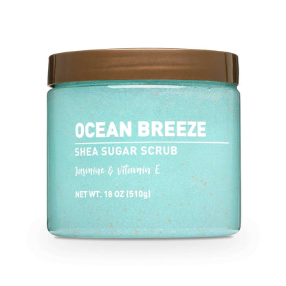 Shea Sugar Scrub, Ocean Breeze, 18 oz (3  pack)