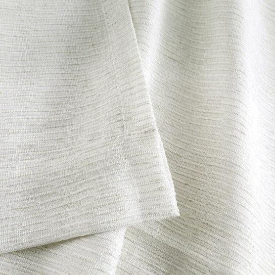 Sheer Linen Blend Curtains, Set of 4 Panels