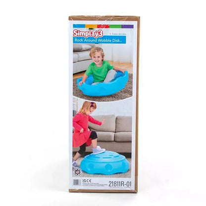 Simplay3 Two Sided Rock Around Wobble Disk and Climbing Dome
