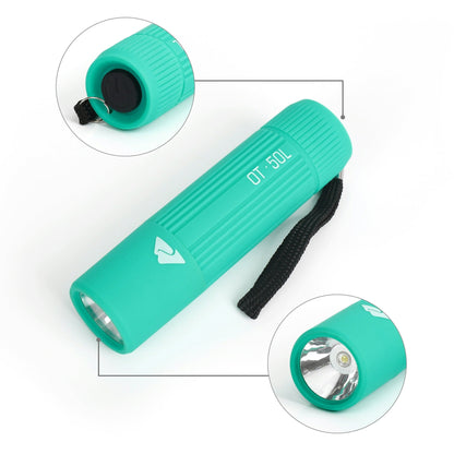 Ozark Trail Single Mini LED Flashlight, 50 Lumens, Handheld, 3 AAA Batteries