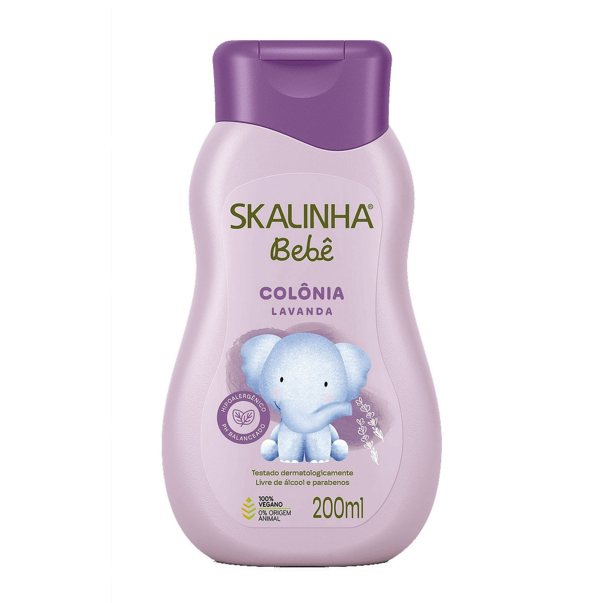 Skalinha Baby Lavender Cologne - Alcohol and Paraben-Free, Hypoallergenic Formula