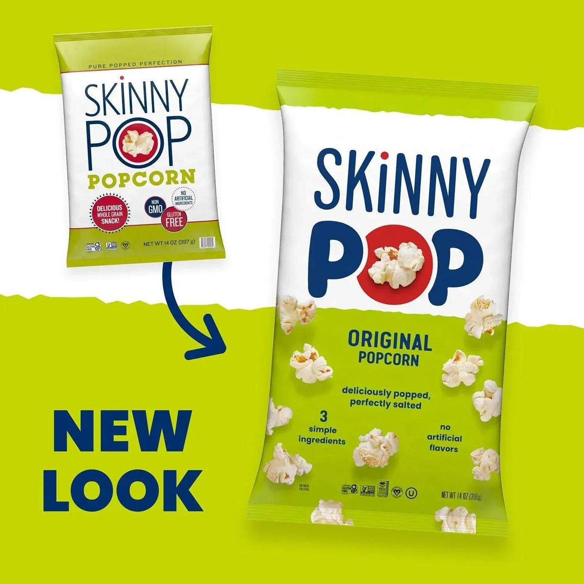 SkinnyPop Original Popcorn, 14 oz.