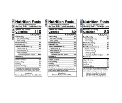 Skinny Pop Skinny Pop Popcorn, Variety Pack, 0.5 oz (36-pk)