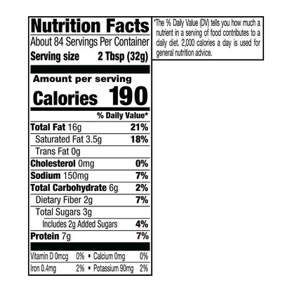 Skippy All Natural Peanut Butter, 2 pk./48 oz.
