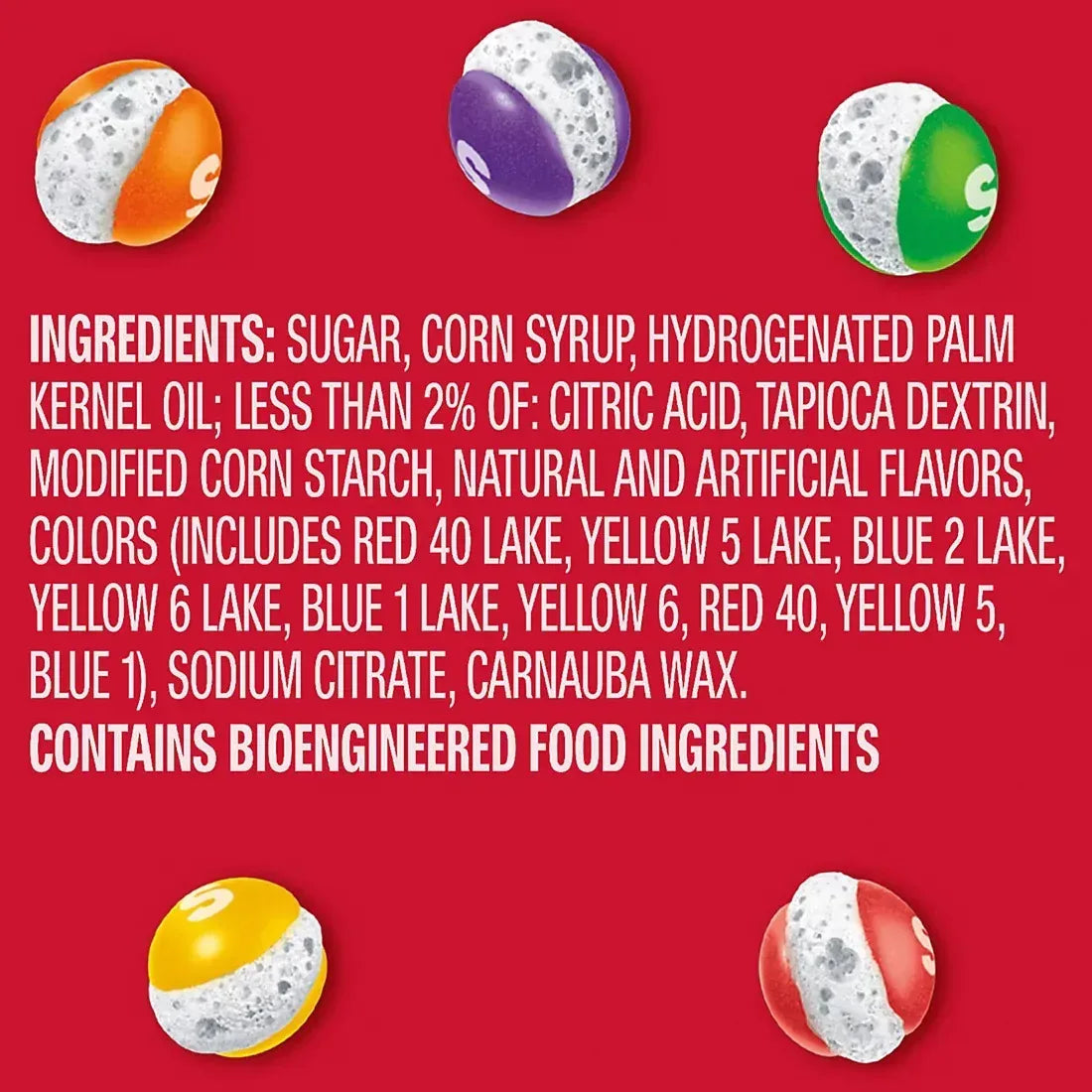 Skittles Pop'd Originals Freeze Dried Candy, Resealable Bag, 2 pk./5.5 oz.