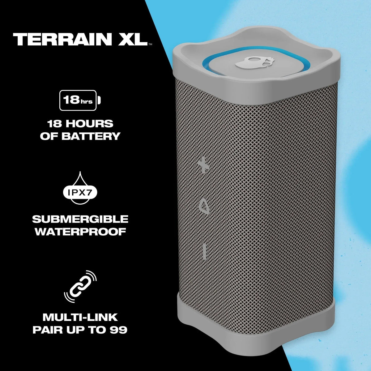 Skullcandy Terrain Large XT Compact Tough Wireless Speaker