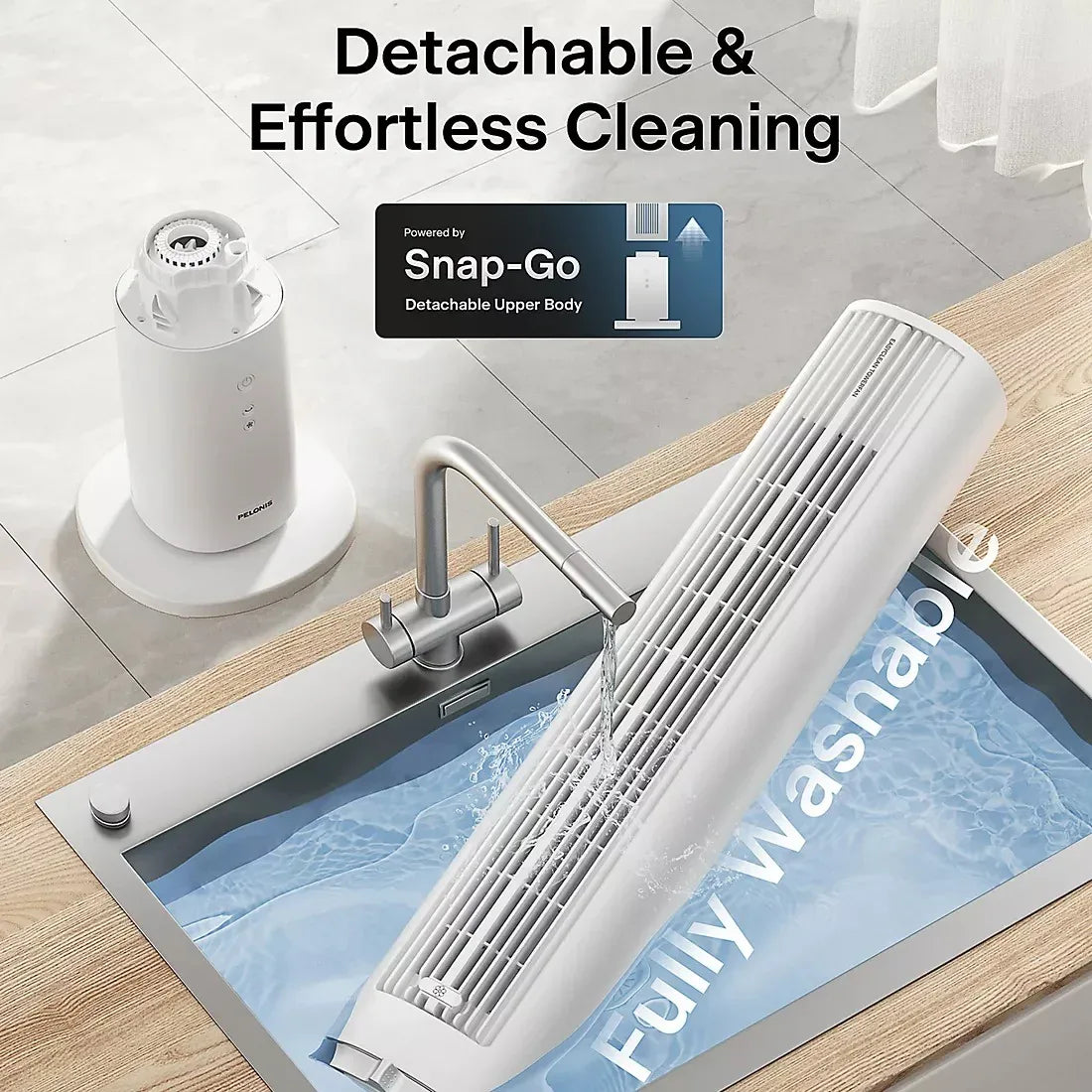 Pelonis 40" SmartClean Tower Fan
