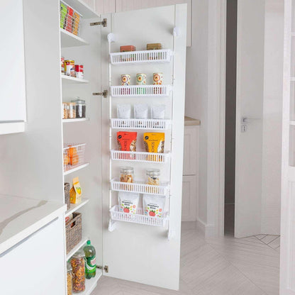 Smart Design 6-Tier Pantry Organizer with 6 Full Baskets, Choose Color