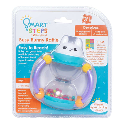 Smart Steps Busy Bunny Rattle, 1 Piece Set, 3 Months and Up