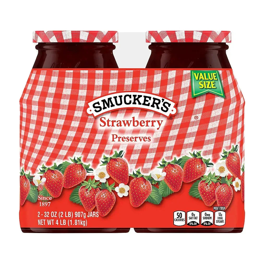 Smucker's Strawberry Preserves, 2 pk./32 oz.