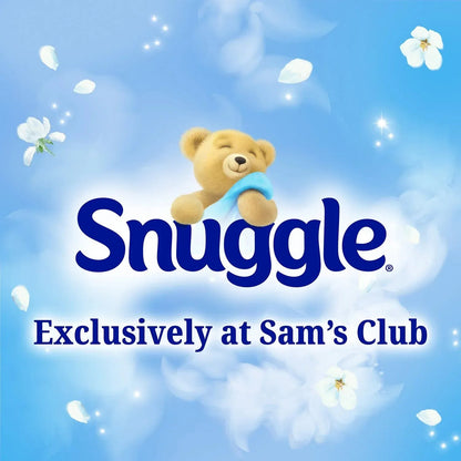 Snuggle Advanced Softness Liquid Fabric Softener, Blue Sparkle, 259 loads, 176 fl. oz.