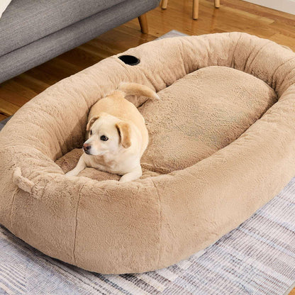 Snuggle Cuddler Oversized Plush Human Dog Bed