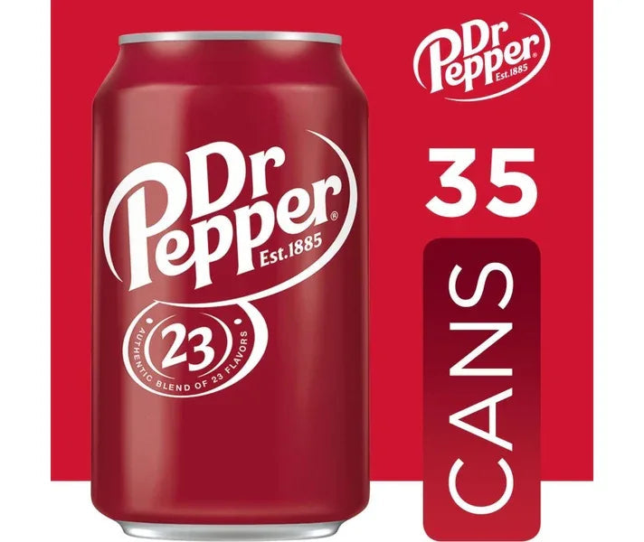 Dr. Pepper Soda Cans, 12 fl oz (35-pk)