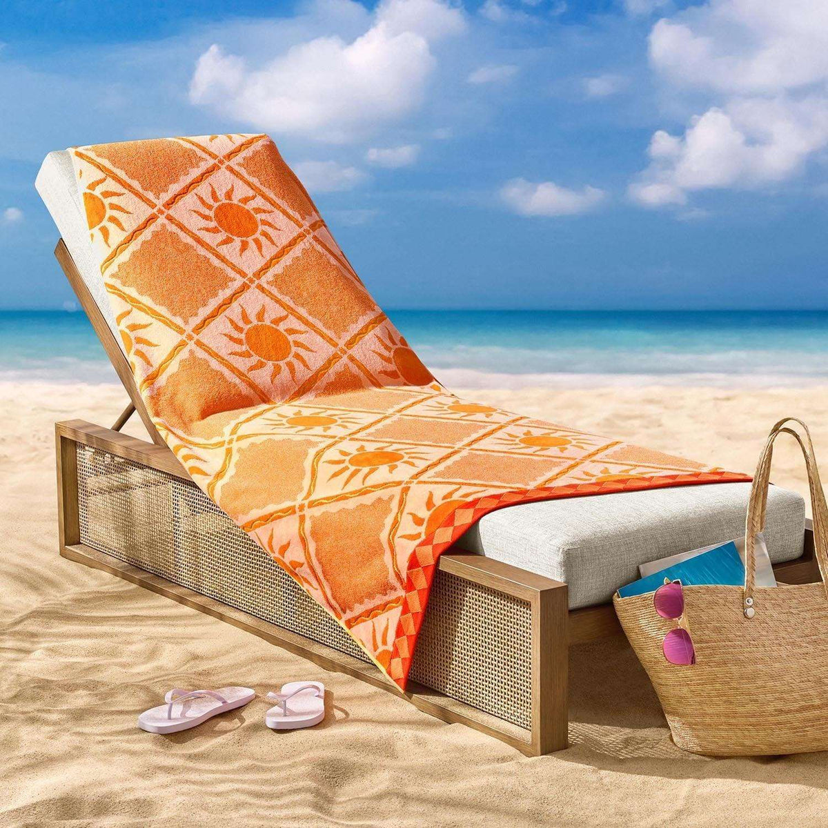 Member's Mark 2-Pack Oversized Beach Towel, 40" x 72"