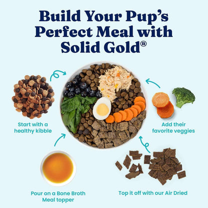 Solid Gold Bone Broth with Turmeric Dog Food Topper,16 oz., 2 pk.