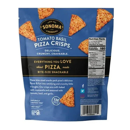 Sonoma Creamery Tomato Basil Pizza Crisps, 9.5 oz