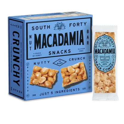 South 40 Snacks Crunchy Pistachio Nut Bars, 12 pack