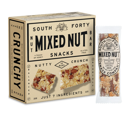 South 40 Snacks Crunchy Pistachio Nut Bars, 12 pack