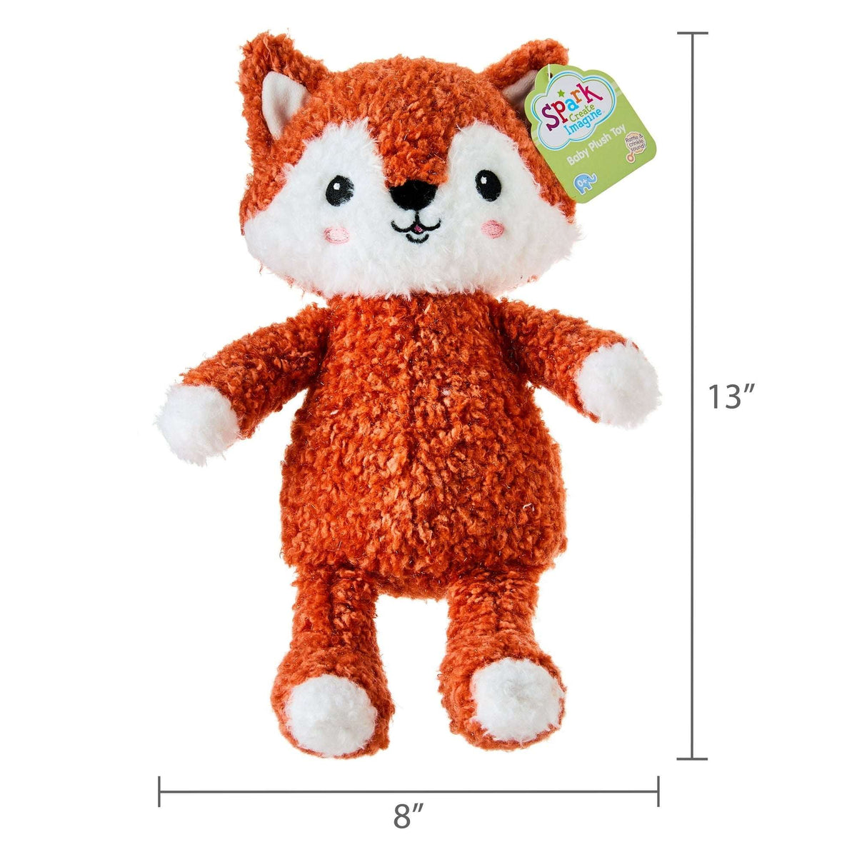 Spark.Create.Imagine Fox Plush Toy 9"