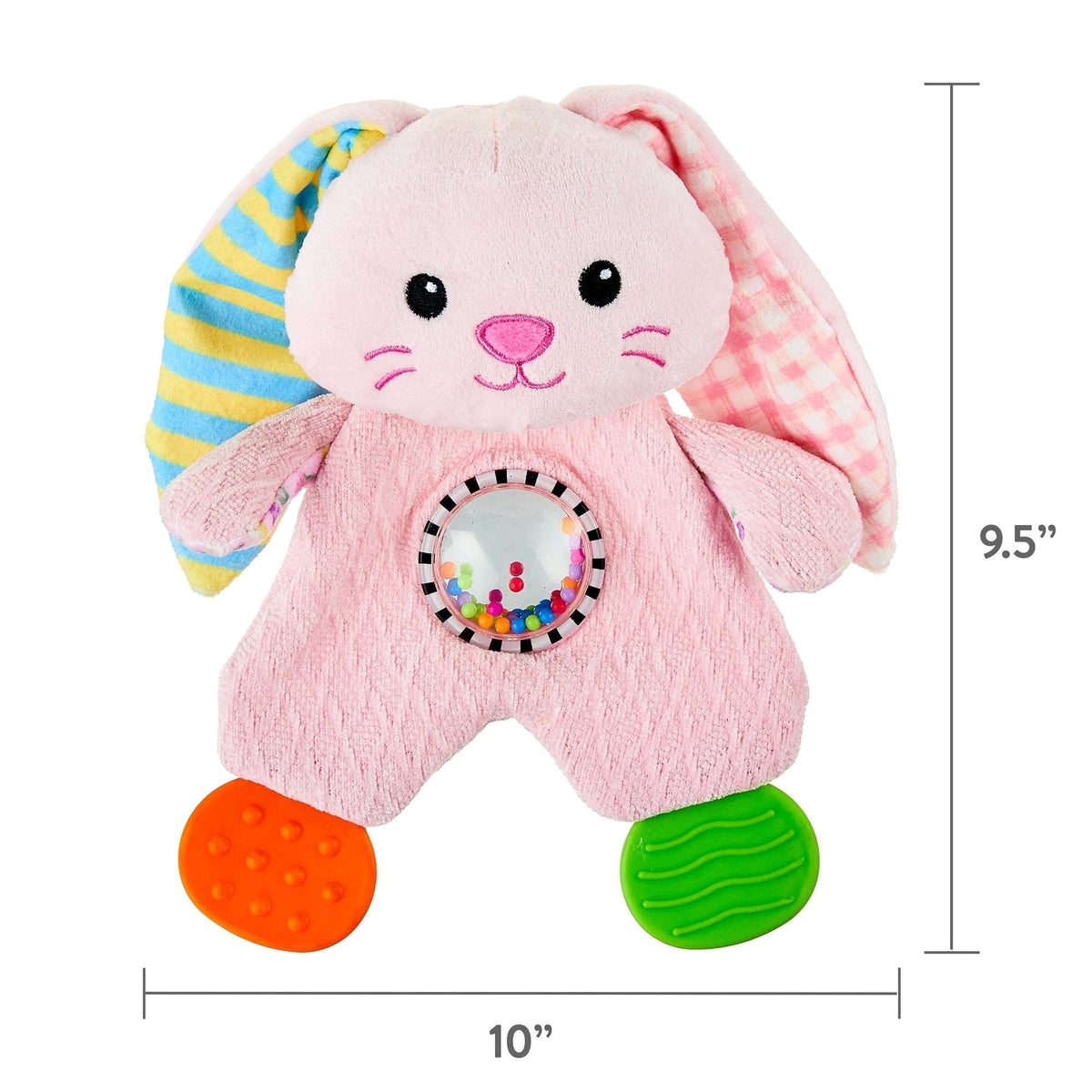 Spark.Create.Imagine Snuggle Bunny, Pink, 9.5"