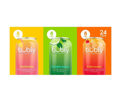 Sparkling Water Non-Alcoholic Mocktail Variety Pack 12 fl oz 24 pack