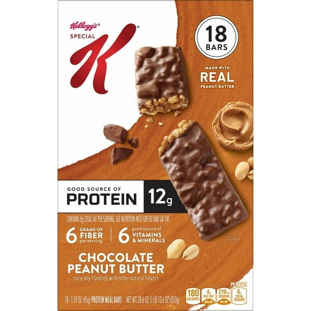 Special K Protein Bars Chocolate Peanut Butter, 18 ct.