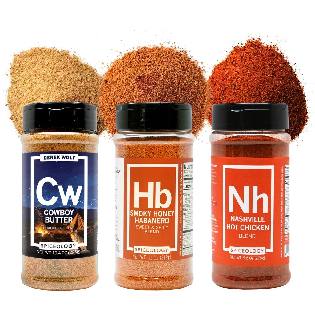 Spiceology Grilling Rub 3-Pack, All-Purpose BBQ Rubs, 31.2 oz. Total