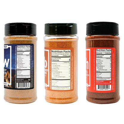 Spiceology Grilling Rub 3-Pack, All-Purpose BBQ Rubs, 31.2 oz. Total