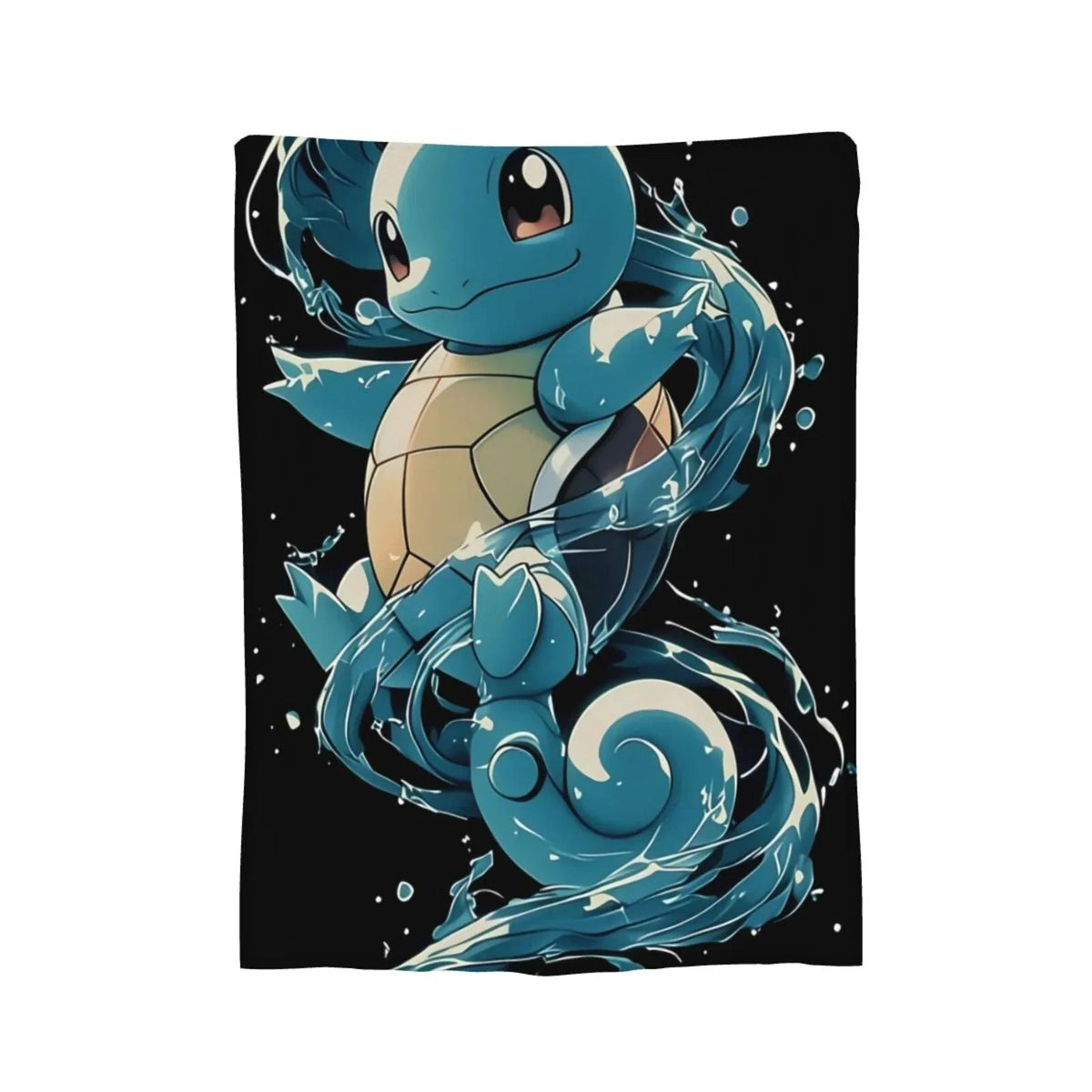 Squirtle Blanket, Soft Flannel Throw Cozy Flannel Blankets Travel Throw Blanket Super Soft Lightweight Bedding Lap Chair Sofa for Adults Kids Teens 40"X30"