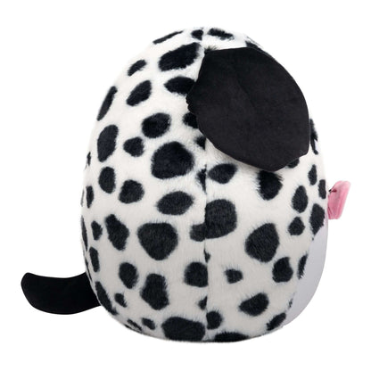 Squishmallows FuzzAMallow Official 5 inch Dustin the Dalmation with Fuzzy Belly and Bowtie - Child's Ultra Soft Plush Toy