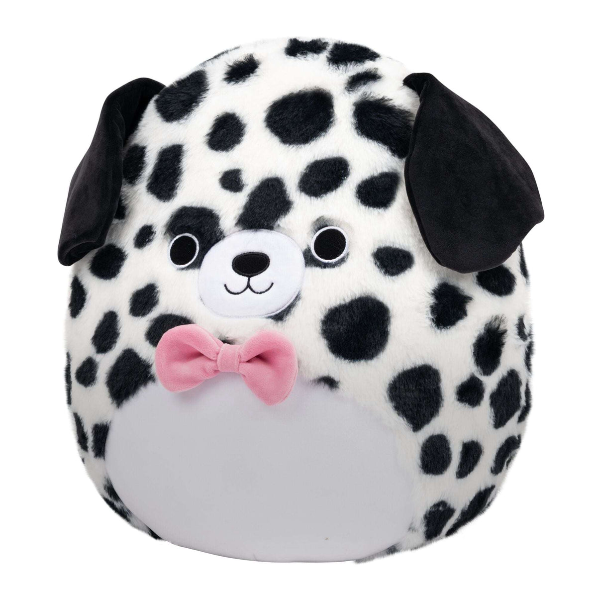 Squishmallows FuzzAMallow Official 5 inch Dustin the Dalmation with Fuzzy Belly and Bowtie - Child's Ultra Soft Plush Toy
