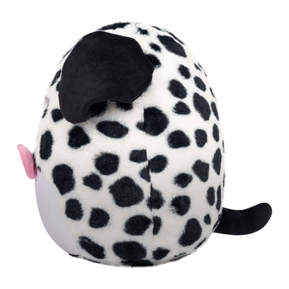 Squishmallows FuzzAMallow Official 5 inch Dustin the Dalmation with Fuzzy Belly and Bowtie - Child's Ultra Soft Plush Toy