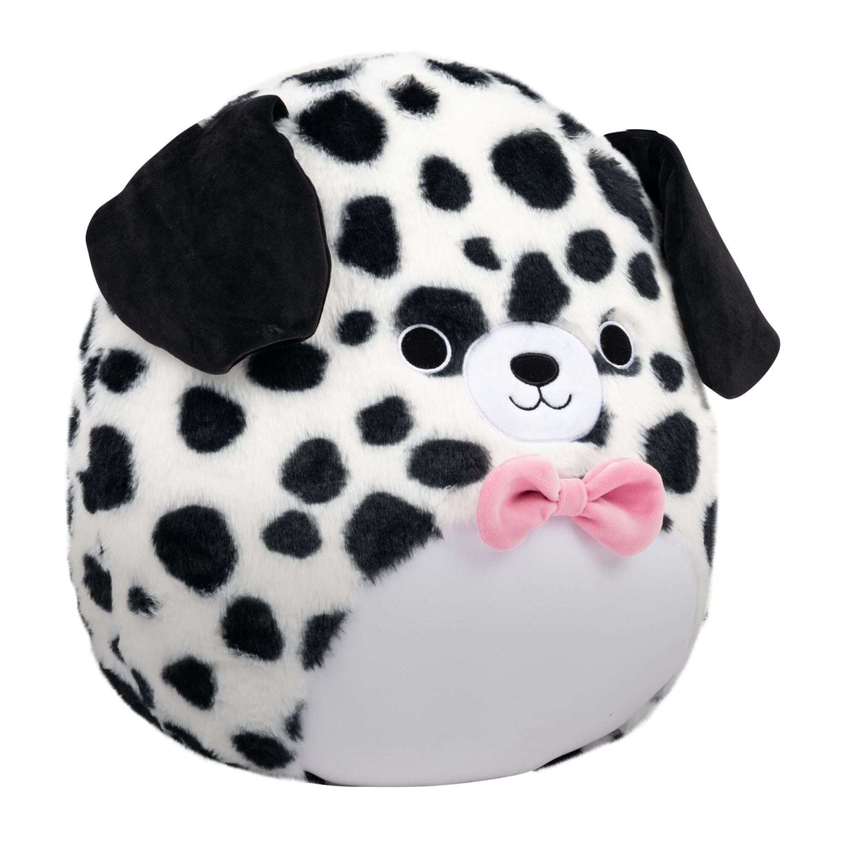 Squishmallows FuzzAMallow Official 5 inch Dustin the Dalmation with Fuzzy Belly and Bowtie - Child's Ultra Soft Plush Toy