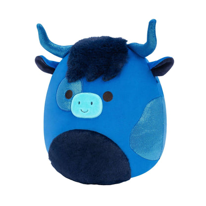 Squishmallows Official 10 inch Osgood the Dark Blue Highland Cow - Child's Ultra Soft Stuffed Plush Toy
