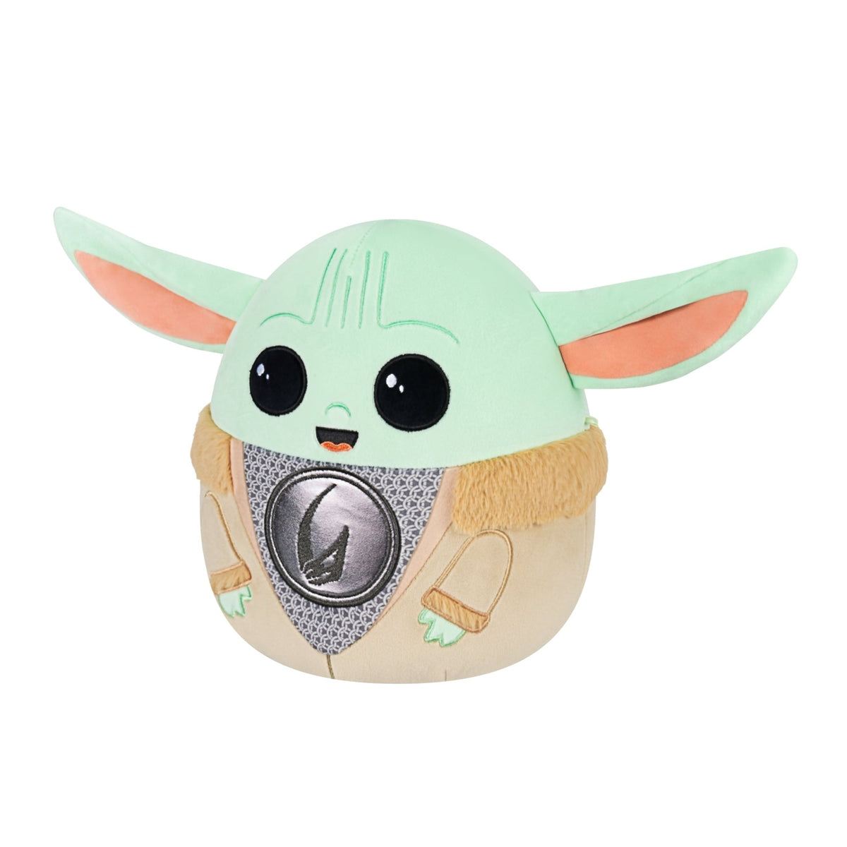 Squishmallows Official Plush 10 inch Star Wars Grogu in Beskar Armor - Childs Ultra Soft Stuffed Animal Toy
