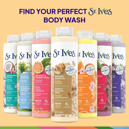 St. Ives Soothing Body Wash for Women, Oatmeal & Shea Butter, 22 fl oz