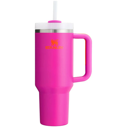Stanley Quencher Flowstate 40oz Bright Lime Stainless Steel Tumbler