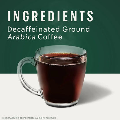 Starbucks Decaf Medium Roast K-Cup Coffee Pods, House Blend (72 ct.)