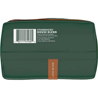 Starbucks House Blend Medium Roast Whole Bean Coffee, 40 oz.