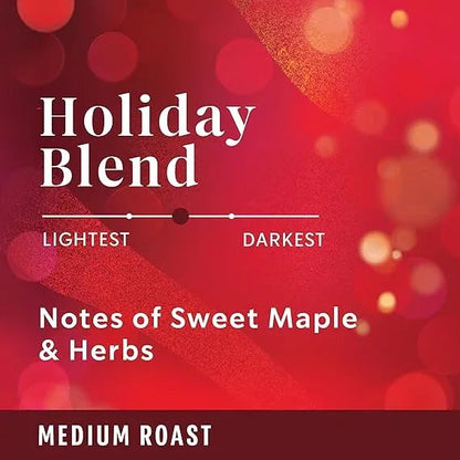 Starbucks K-Cup Coffee Pods, Medium Roast Coffee for Keurig Brewers, Holiday Blend, 100% Arabica, Limited Holiday Edition