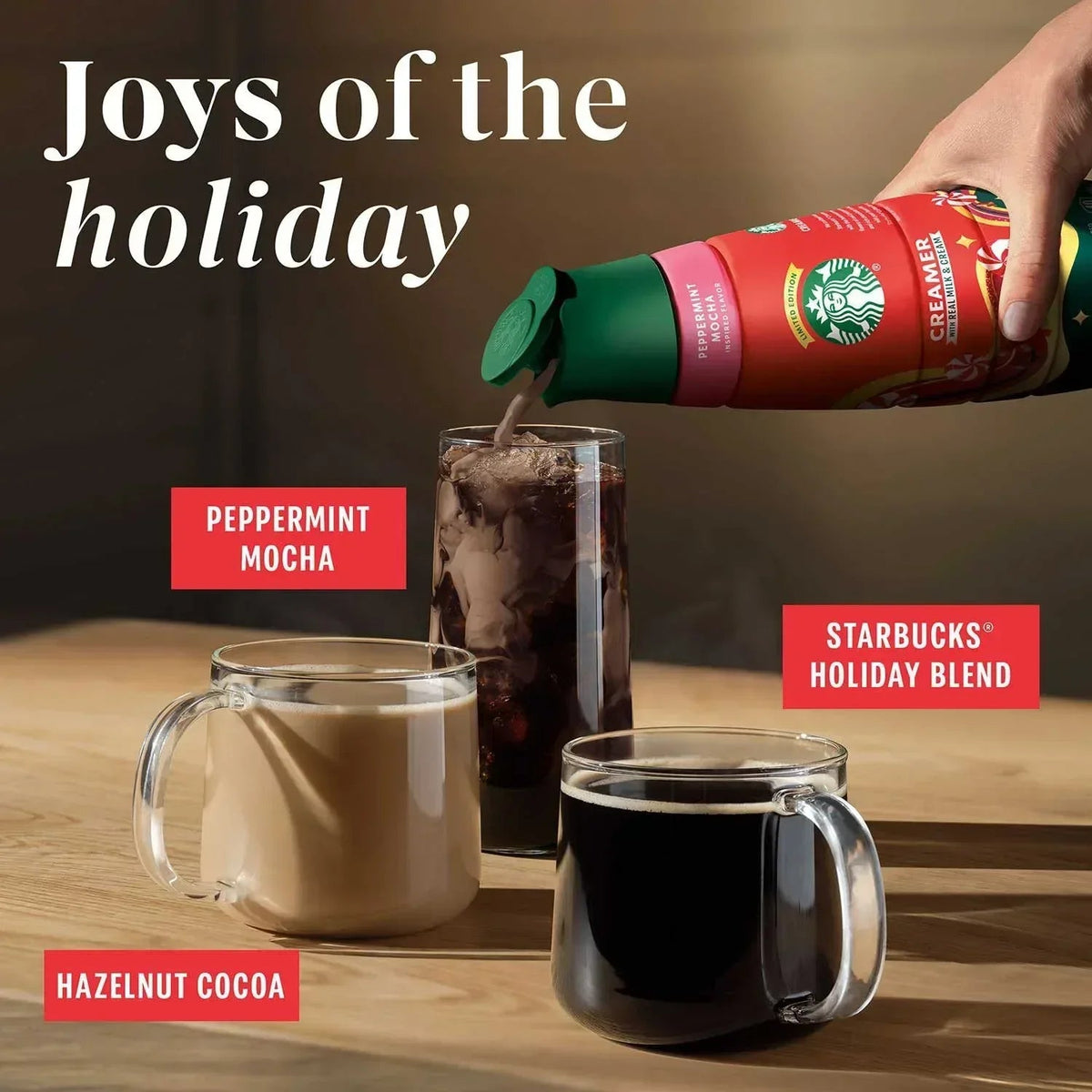 Starbucks Medium Roast Ground Coffee, Holiday Blend, 10 oz.