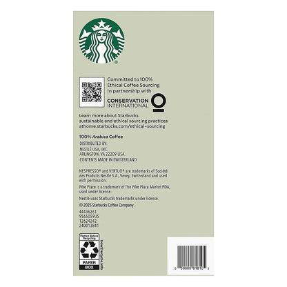 Starbucks by Nespresso Variety Pack, Pods, 60 ct.