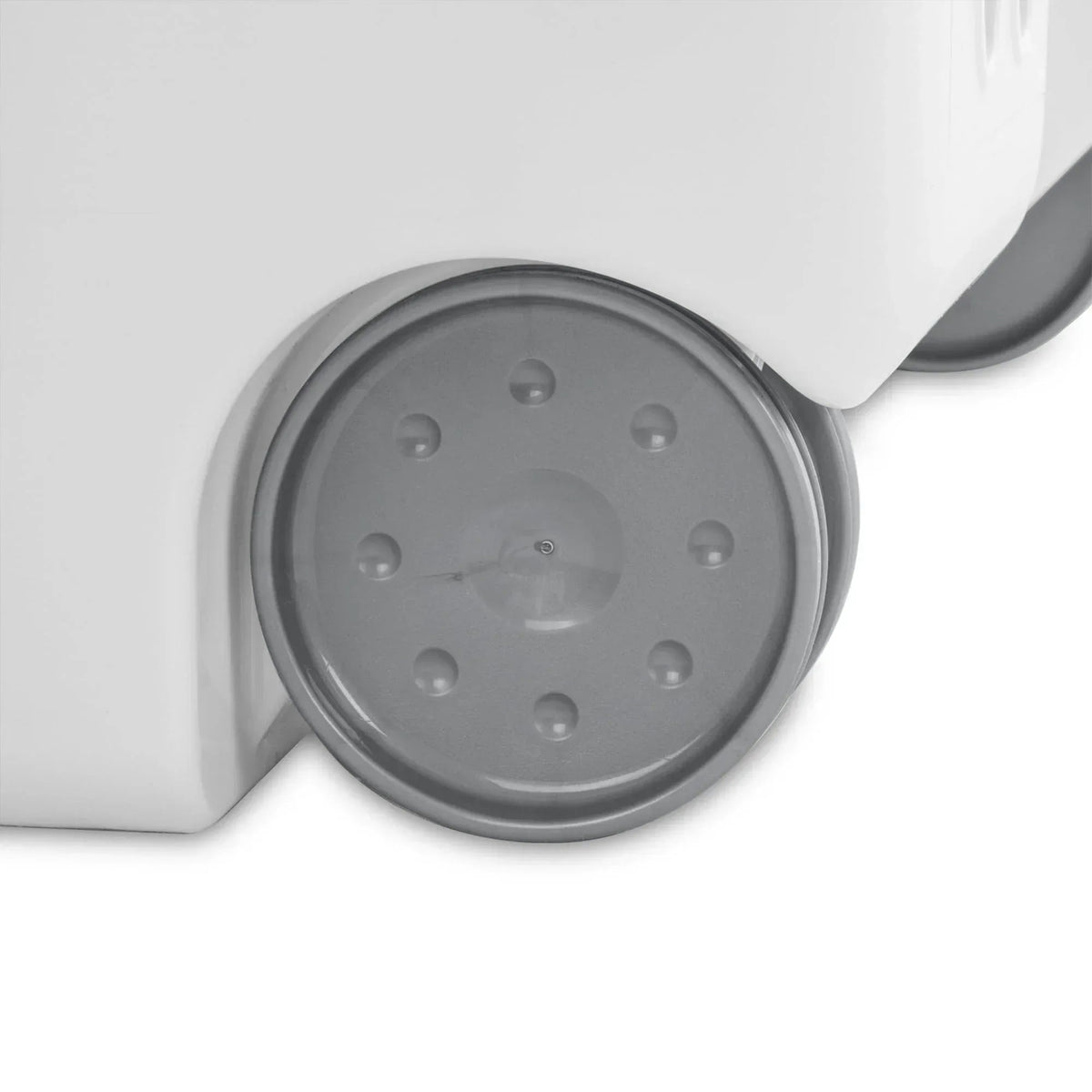 Sterilite Ultra™ Wheeled Hamper, Plastic Laundry Hamper with Handle and Wheels for Easy Transport, White