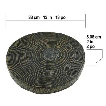 Stone Composite Stepping Stones, 3-pack