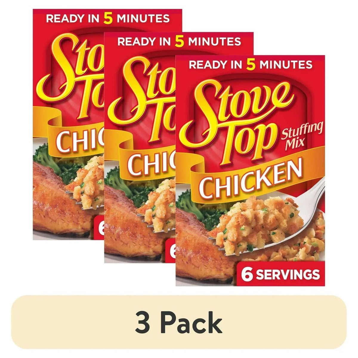 Stove Top Stuffing Mix for Chicken, 6 oz Box